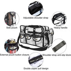 Transparent PVC cosmetic bag, waterproof swimming bag, washing beach bag, large-capacity cosmetic bag, large-capacity storage bag - SJB-DIAMOND ELITES