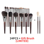 Natural Makeup Brushes Set Eyeshadow Make Up Brush Goat Pi-Mart