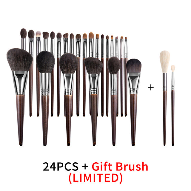Natural Makeup Brushes Set Eyeshadow Make Up Brush Goat Pi-Mart