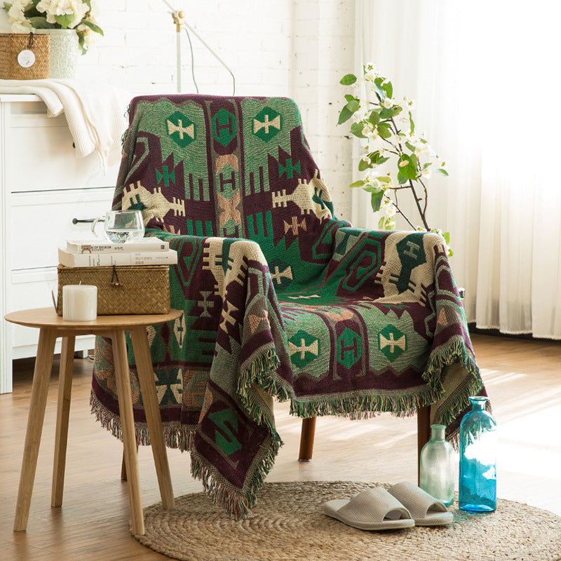 Anti-slip fabric sofa cushion sofa blanket Pi-Mart