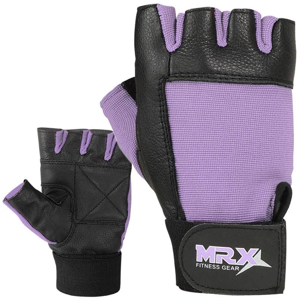 MRX Unisex Weight Lifting Gloves Gym Workout Glove 2602-lav - SJB-DIAMOND ELITES