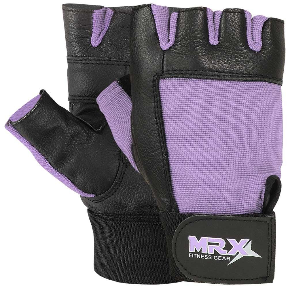 MRX Unisex Weight Lifting Gloves Gym Workout Glove 2602-lav - SJB-DIAMOND ELITES
