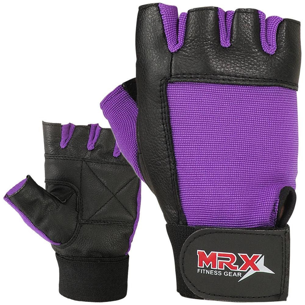 MRX Women's Weightlifting Gloves Gym Workout Training Glove 2602-pur - SJB-DIAMOND ELITES