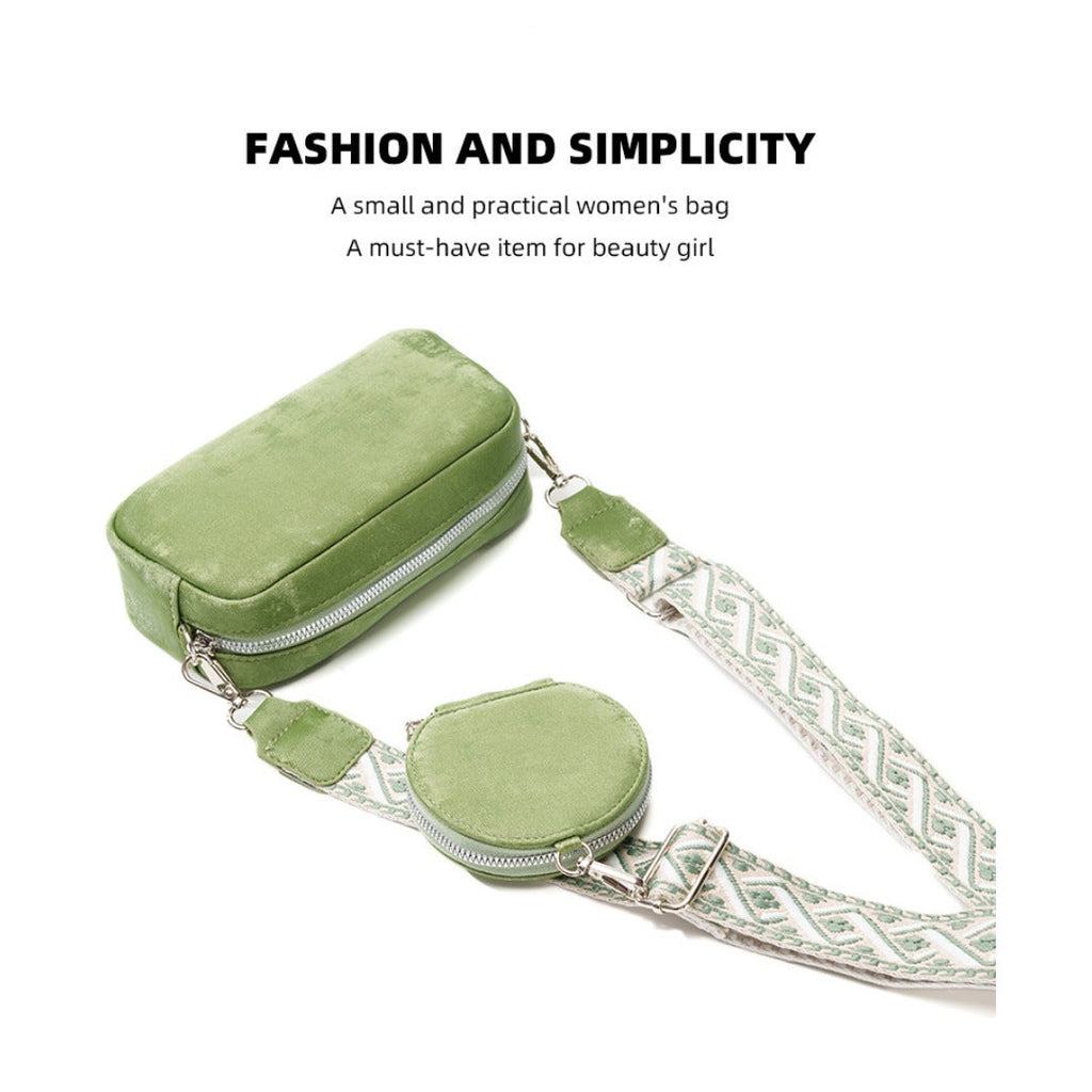 Shoulder crossbody bag, cute adjustable multifunctional small crossbody bag, wide shoulder strap crossbody bag 2 in 1 - SJB-DIAMOND ELITES