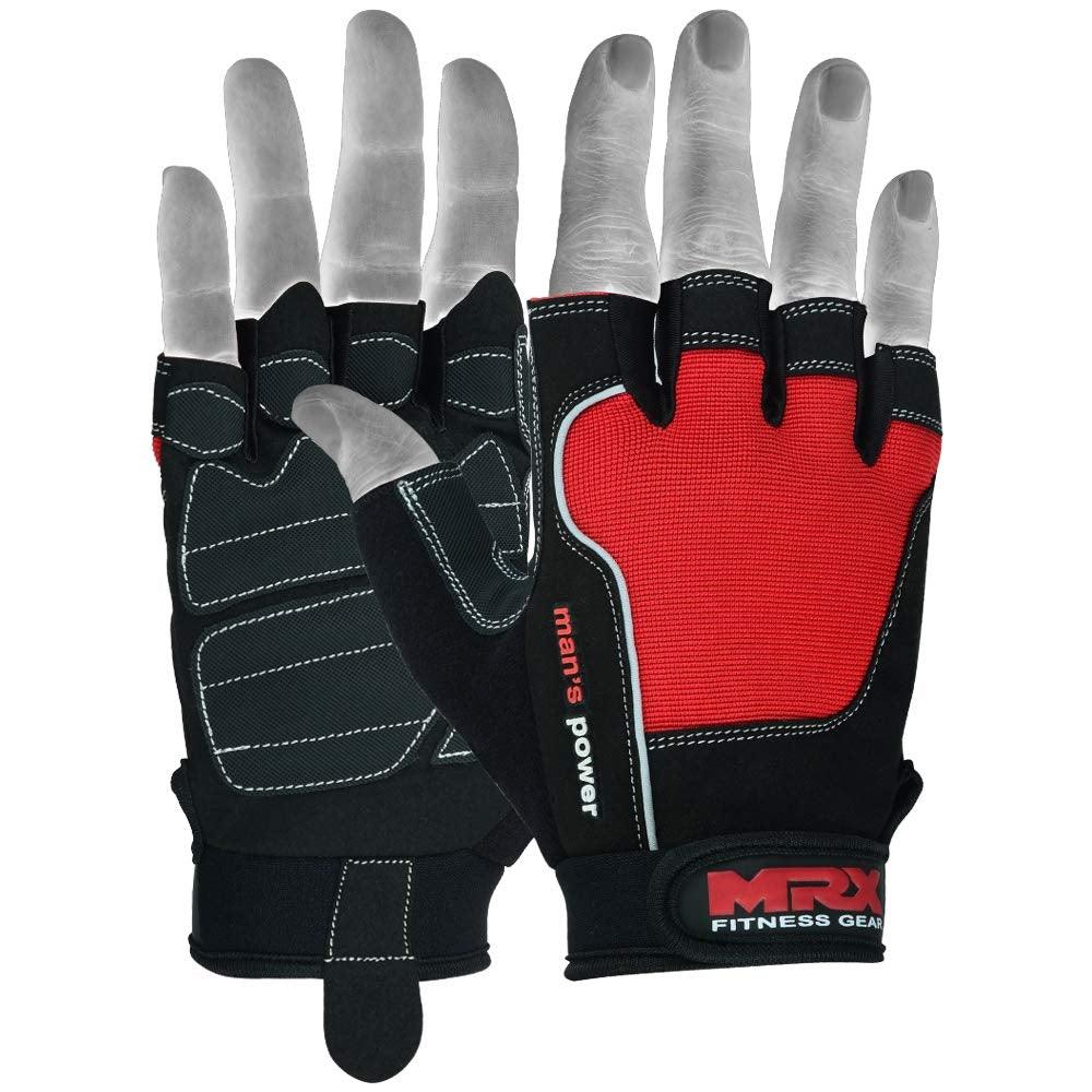 MRX Weight Lifting Amara Leather Gloves Gym Workout Men Women MRX Products