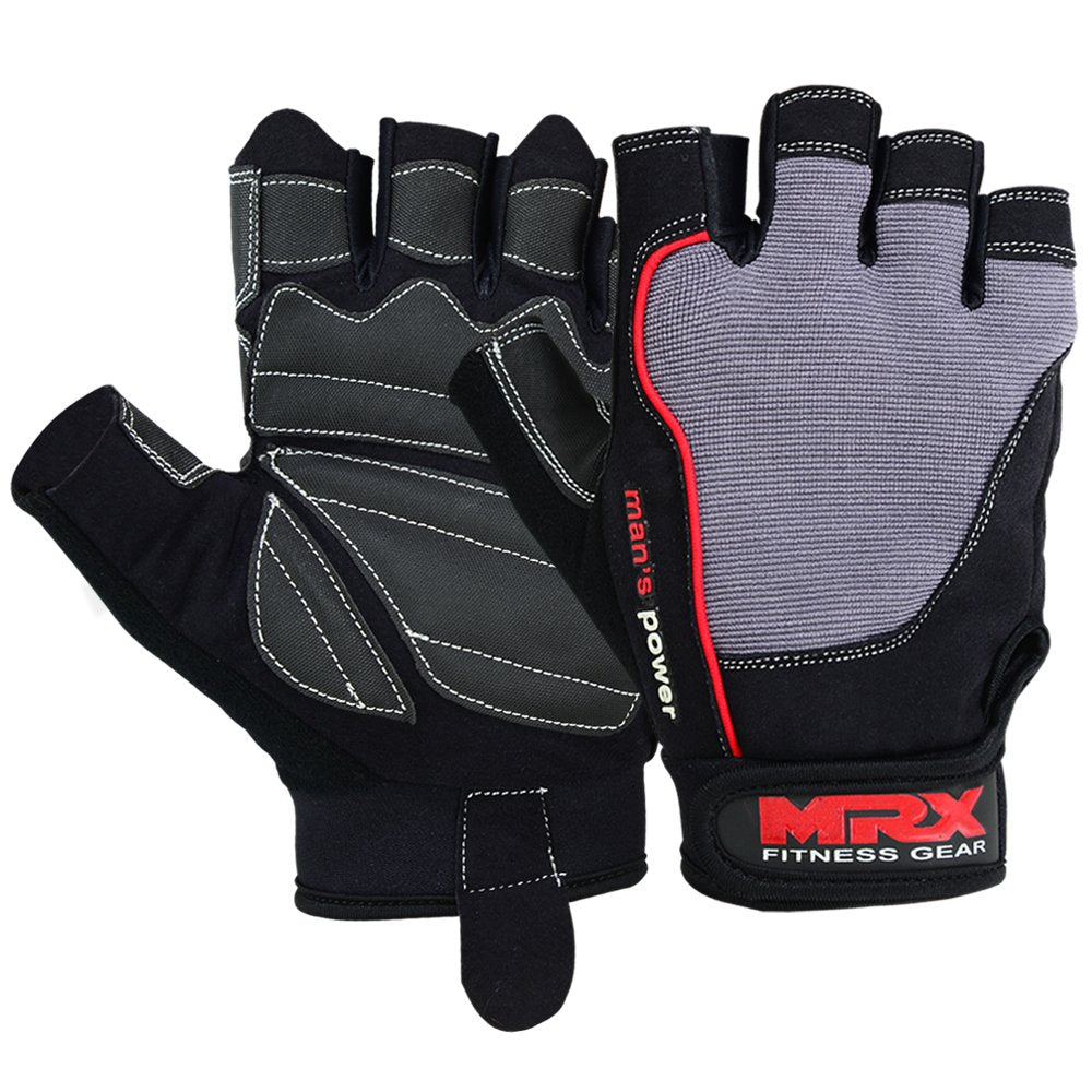 MRX Weight Lifting Amara Leather Gloves Gym Workout Men Women MRX Products