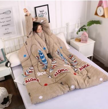 Winter Lazy Quilt with Sleeves Pi-Mart