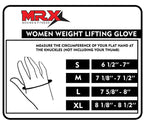 New MRX Women Weight Lifting Gloves GYM Workout Star Series All Sizes - SJB-DIAMOND ELITES