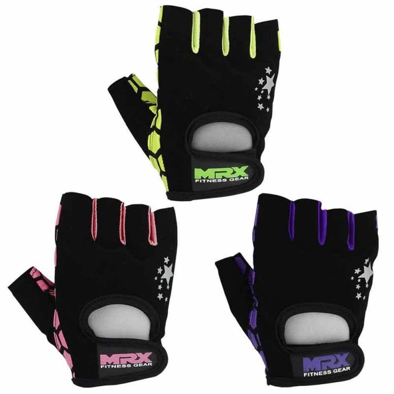 New MRX Women Weight Lifting Gloves GYM Workout Star Series All Sizes - SJB-DIAMOND ELITES