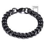 Vnox Men's Chunky Curb Chain Bracelet Pi-Mart