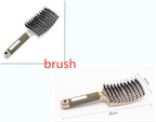 Hairbrush Anti Klit Brushy Haarborstel Women Detangler Hair Brush Bristle Nylon Scalp Massage  Teaser Hair Brush Comb Pi-Mart