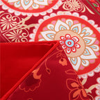 Bohemian quilt cover set of four Pi-Mart