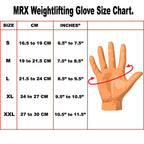 Mrx Weight Lifting Leather Gloves With Long Wrist Strap MRX Products