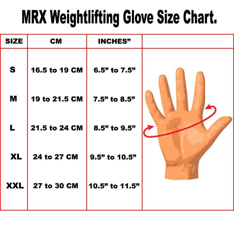 Mrx Weight Lifting Leather Gloves With Long Wrist Strap MRX Products