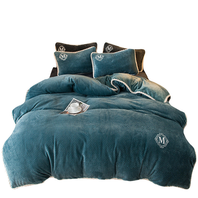 Multifunctional Removable And Washable Pineapple Fleece Winter Quilt Pi-Mart