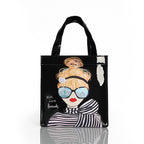 Letter printed handbag Pi-Mart
