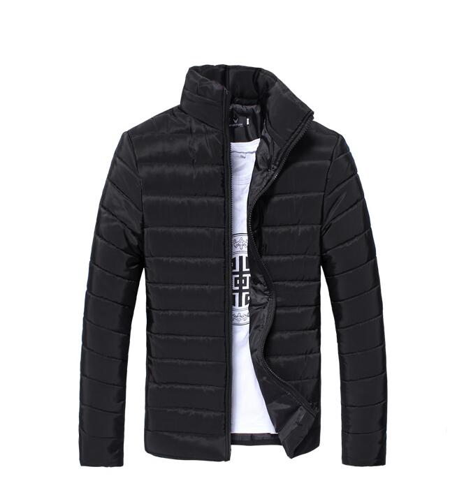 Men's Thickened Down Jacket - 100% White Goose Down Filled Loose Fit Coat