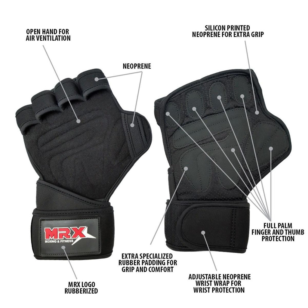 Weight Lifting Gloves Gym Glove for Training Bodybuilding Workout MRX Products