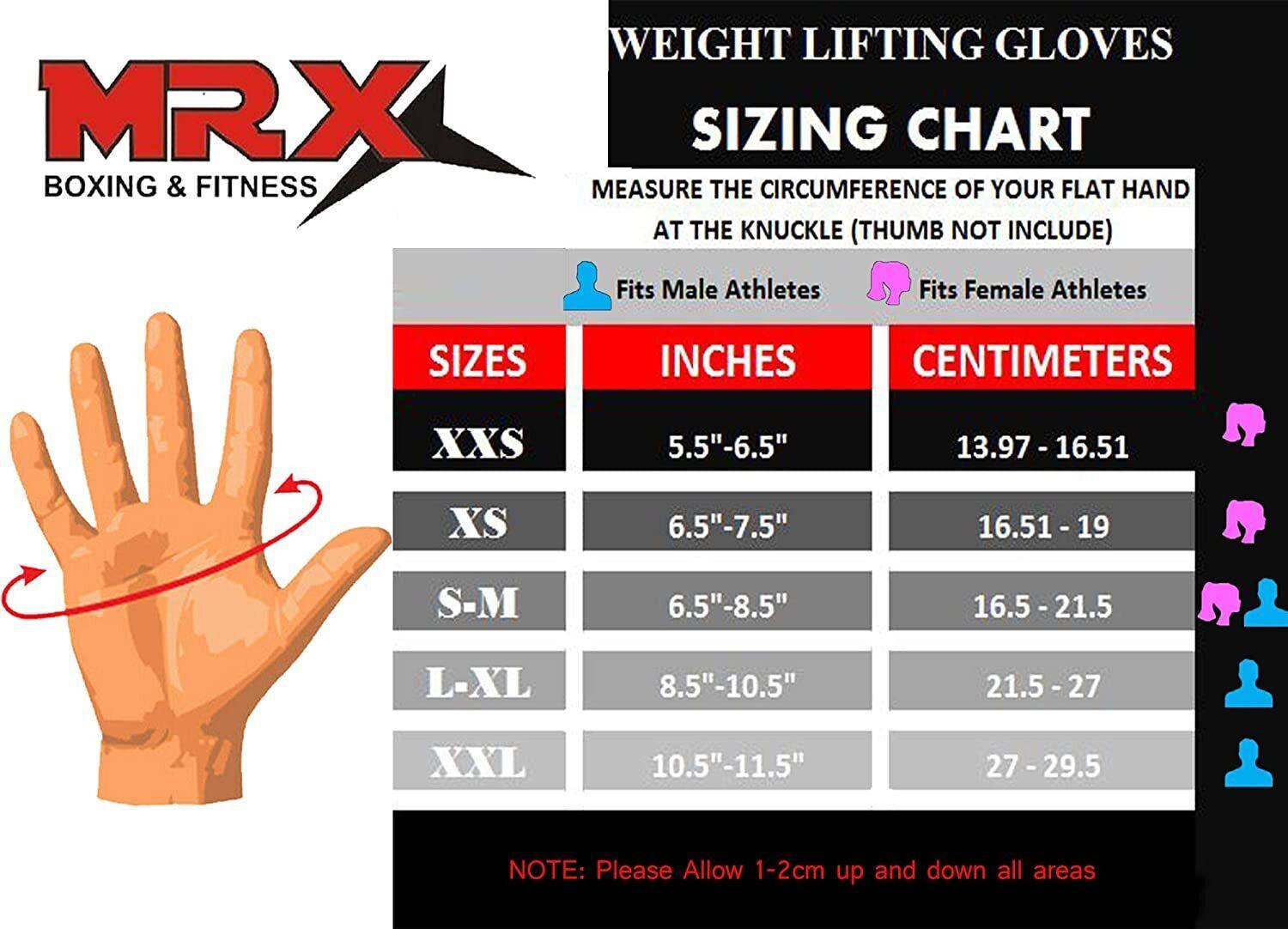 Weight Lifting Gloves Gym Glove for Training Bodybuilding Workout MRX Products