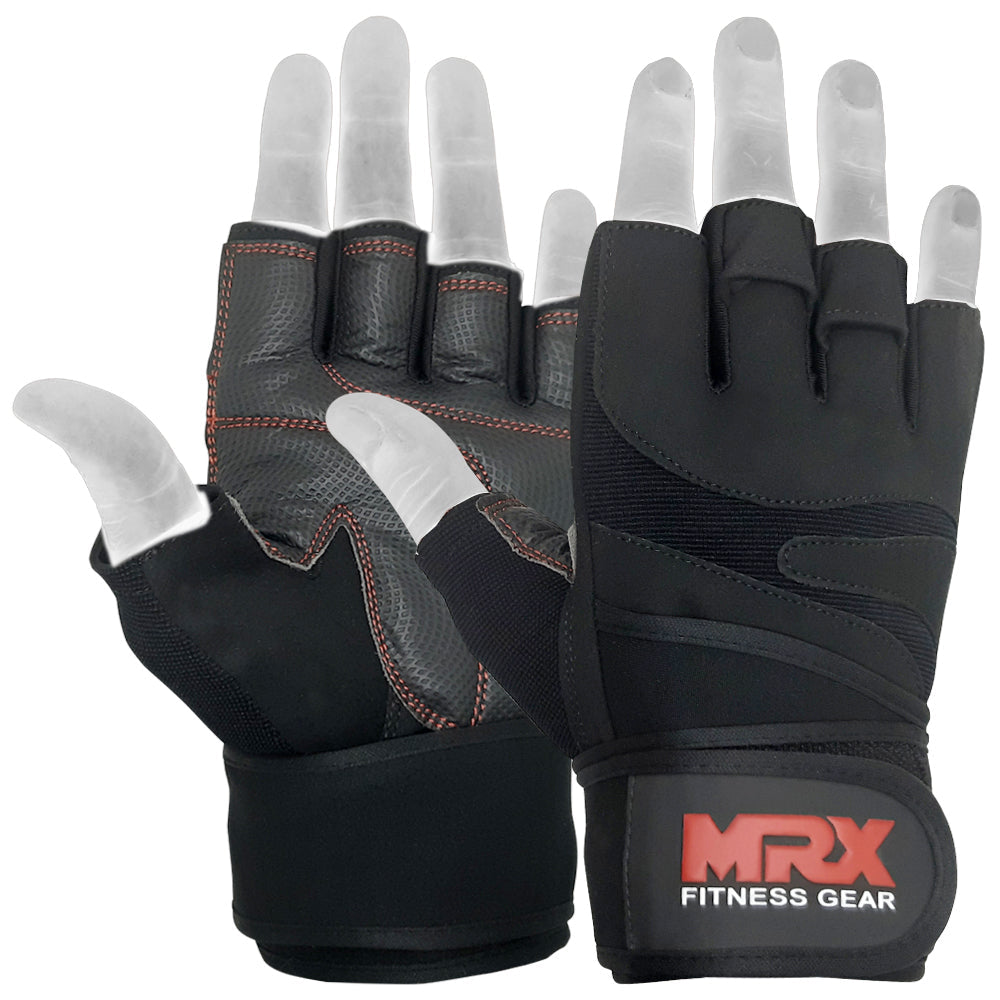 MRX Weight Lifting Gloves Gym Workout Training Bodybuilding Wrist Strap - SJB-DIAMOND ELITES