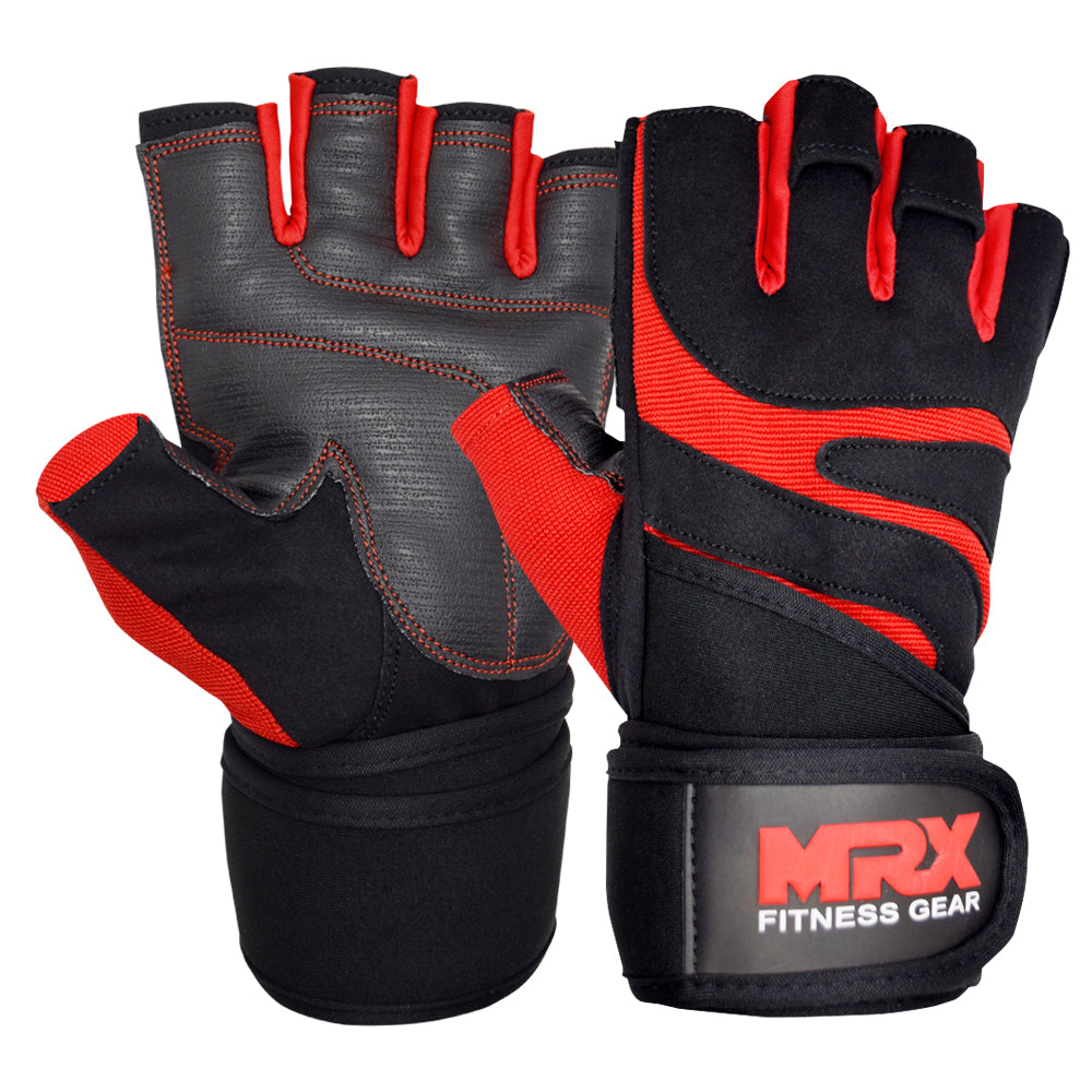 MRX Weight Lifting Gloves Gym Workout Training Bodybuilding Wrist Strap - SJB-DIAMOND ELITES