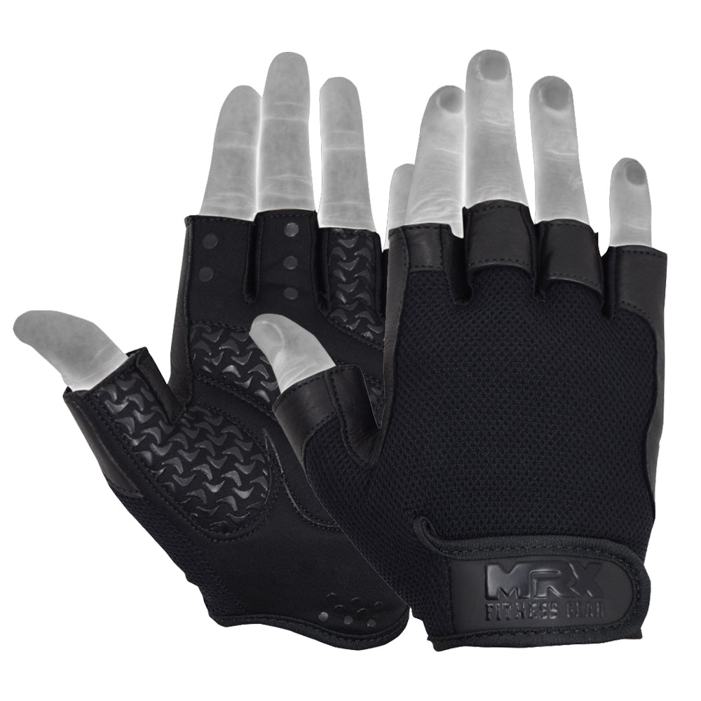 Weightlifting Gloves Grip Palm Half Finger Exercise Training Workout 2625 - SJB-DIAMOND ELITES