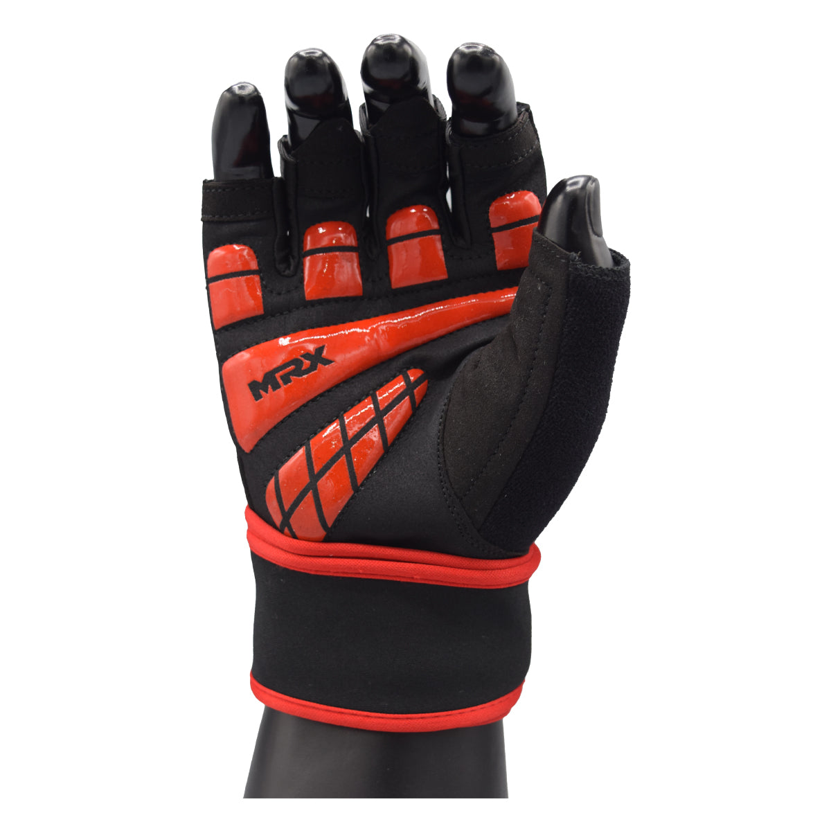MRX Weightlifting Gloves for Gym Workout Training Long Wrist Strap - SJB-DIAMOND ELITES