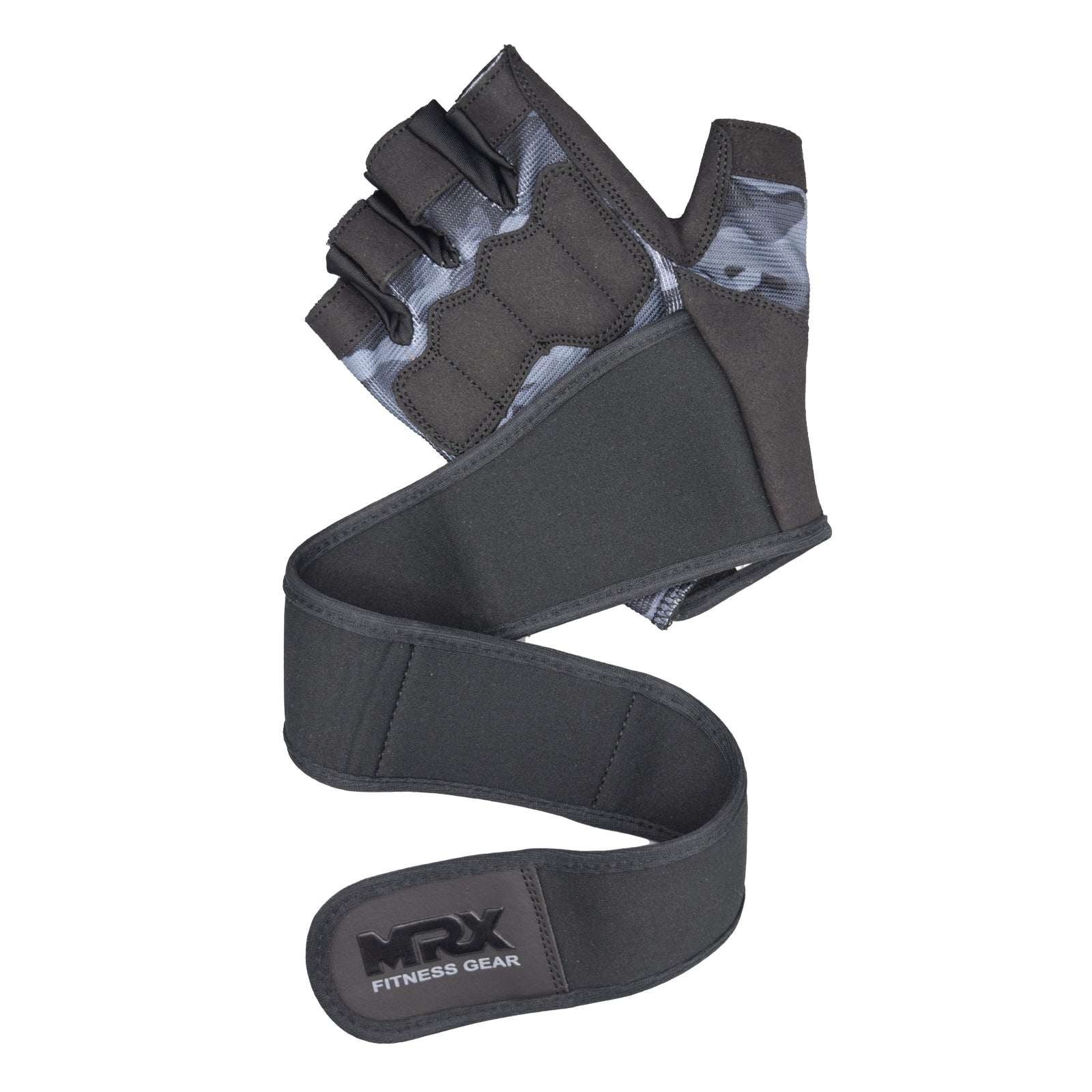 MRX Weightlifting Gloves for Gym Workout Training Long Wrist Strap - SJB-DIAMOND ELITES