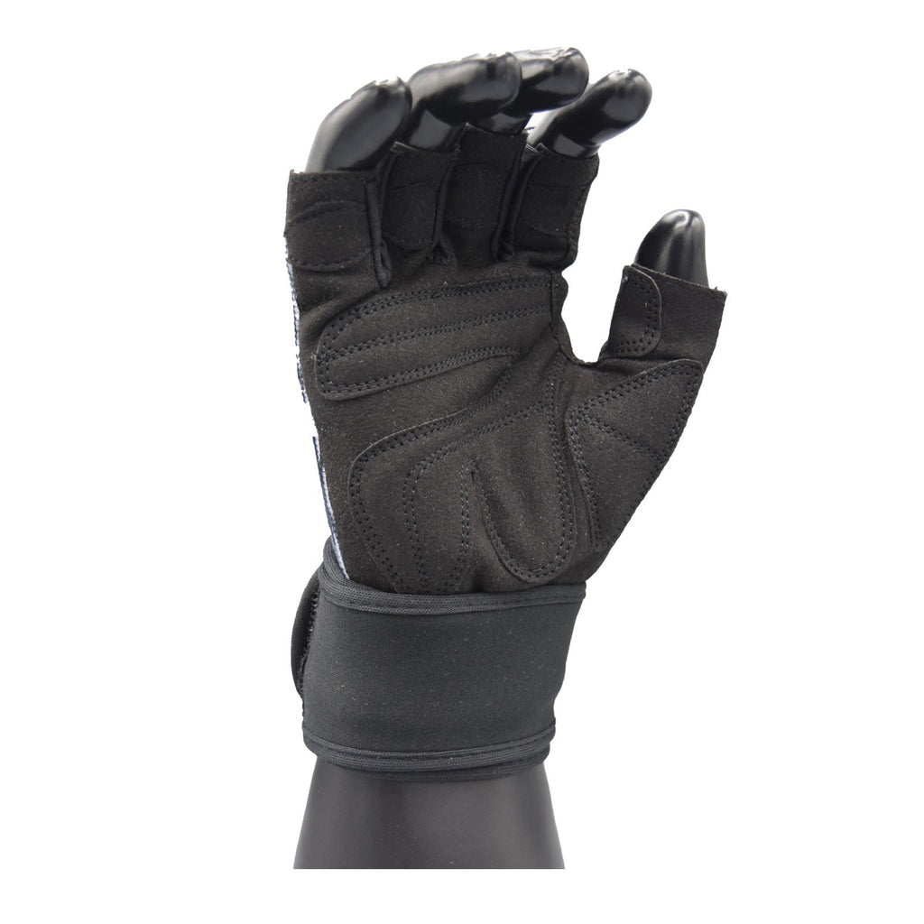 MRX Weightlifting Gloves for Gym Workout Training Long Wrist Strap - SJB-DIAMOND ELITES