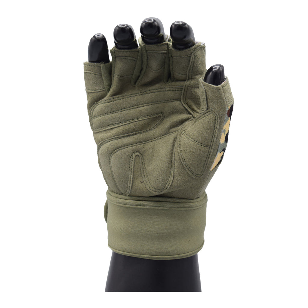 MRX Weightlifting Gloves for Gym Workout Training Long Wrist Strap - SJB-DIAMOND ELITES