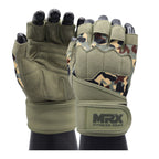 MRX Weightlifting Gloves for Gym Workout Training Long Wrist Strap - SJB-DIAMOND ELITES