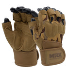MRX Weightlifting Gloves for Gym Workout Training Long Wrist Strap - SJB-DIAMOND ELITES