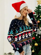 Christmas Tree Jumper Snowman Sweater - SJB-DIAMOND ELITES