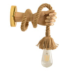 Wooden Bedside Wall Lamp Led European Creative Indoor Light Pi-Mart