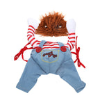 Halloween Pet Costume Pet Dog Funny Clothes Adjustable Dog Cosplay Costume Scary Costume Party Gatherings Pi-Mart