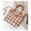 Woven diamond handbag Pi-Mart