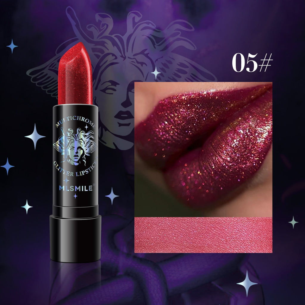 Ladies Pearl Sparkly Christmas Lipstick Pi-Mart