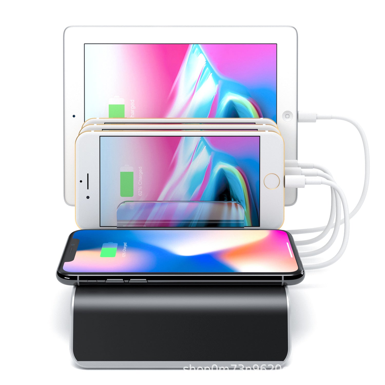 Mobile phone tablet charging stand tablet charging stand base Pi-Mart