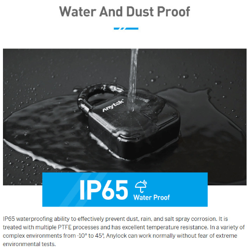Smart Lock Waterproof L3 Fingerprint Padlock Pi-Mart