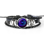 Zodiac Constellation Bracelet Braided Design Bracelet For Men Women Kids Pi-Mart