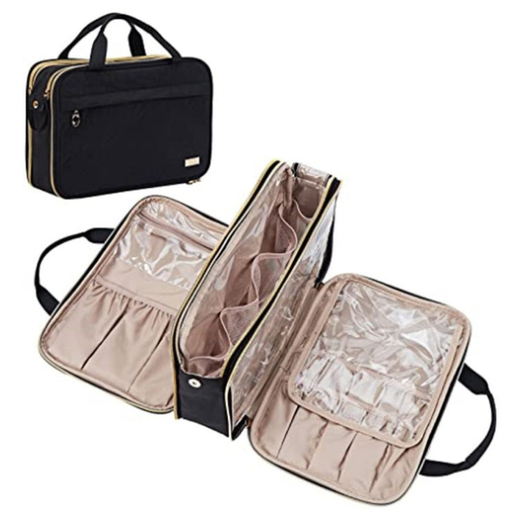 Travel makeup bag,Makeup bag organizers,Makeup bags, largeWash Bag Travel Hand Cosmetic Bag, Wash Bag, Storage Bag, Wash Kit makeup bag for women - SJB-DIAMOND ELITES