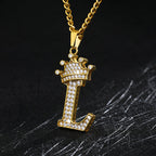 Zircon Alphabet Necklace - SJB-DIAMOND ELITES