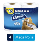 Charmin Ultra Soft Toilet Paper, 4 Mega Rolls