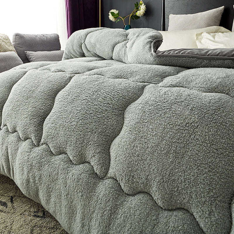 Australian lamb wool winter quilt thickened warm quilt Pi-Mart