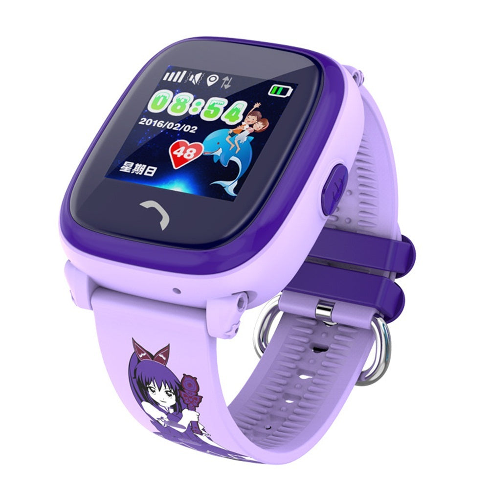 DF25 Children Waterproof Smart Watches Touch Screen Call for Rescue Remote Monitoring and Location Children's Telephone Watches Pi-Mart