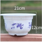 High quality thick plastic round flower pot