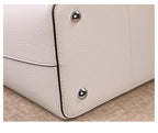 Genuine leather crossbody bucket bag all-match shoulder bag - SJB-DIAMOND ELITES