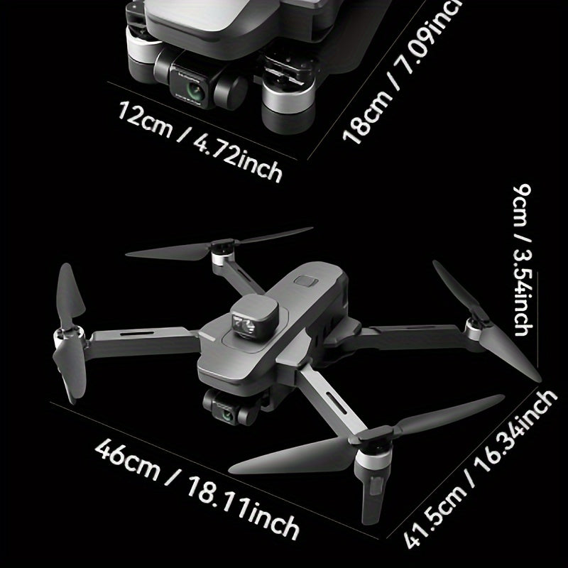 New Arrival W5- Drone, Extra Long Distance 16400 Feet Digital Image Transmission, Super Powerful Brushless Motor, EIS Three-axis Electronic Anti-Shake Gimbal, GPS Precise Outdoor Positioning, 4K HD Camera, 360° Full Angle In Lootquake LLC