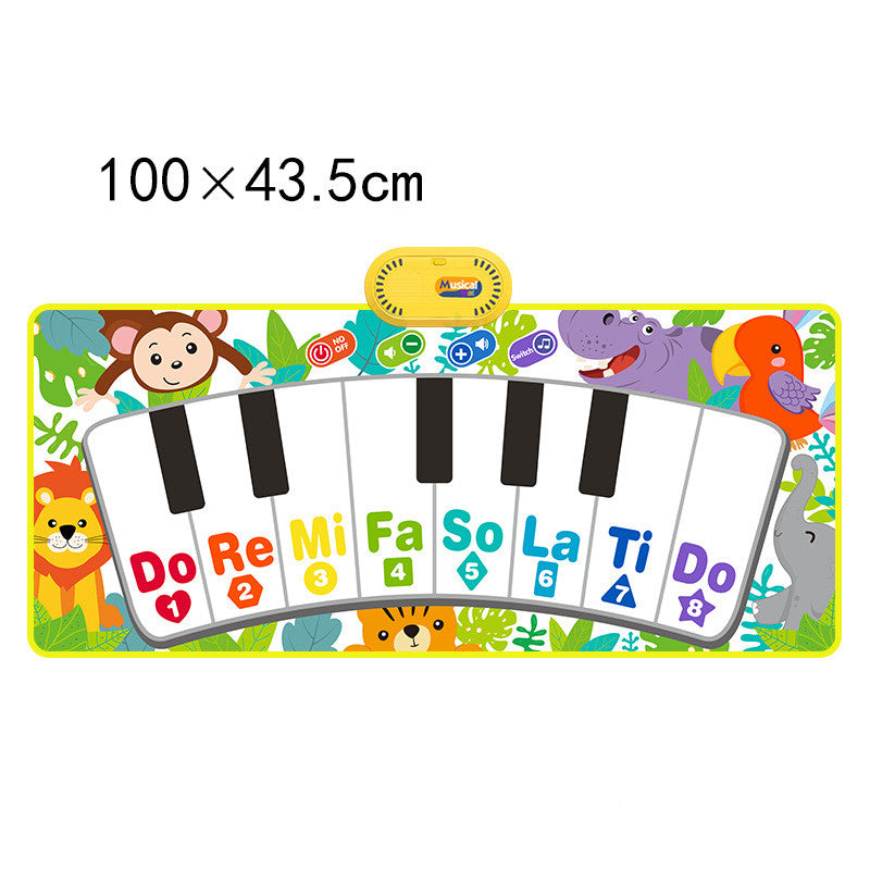 Children's Early Childhood Education Animal Piano Mat Multifunctional Music Blanket Toy Pi-Mart