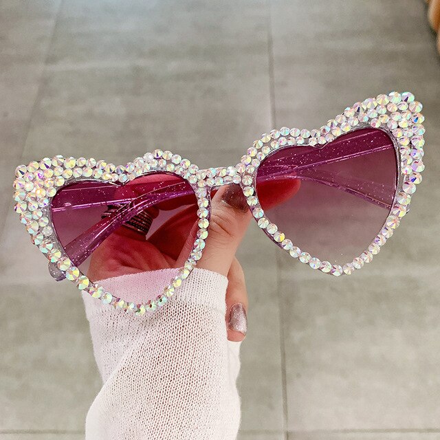 Cat Eye Heart Fashion Sunglasses - SJB-DIAMOND ELITES